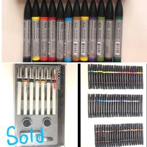 70 Prismacolor Watercolors markers
Windsor Newton